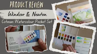 Product review of Winsor and Newton Cotman Sketchers pocket set, watercolour palette