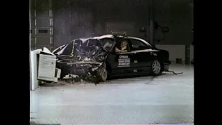 IIHS Midsize Cars Crash Test Compilation