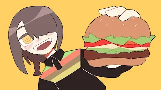 nayuta sings burger king song │ Animation meme
