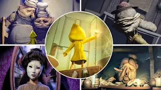 LITTLE NIGHTMARES - All Bosses & Ending (No Damage)