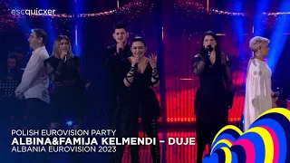 Albina Dhe Familja Kelmendi - Duje 🇦🇱 | Live at Polish Eurovision Party 2023