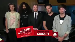 ONE DIRECTION LATE LATE SHOW WITH JAMES CORDEN *INCLUDES THE UNSEEN FOOTAGE JUST RELEASED*