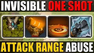 ES - Ranged Hero with Invisible One Shot [Totem + Liquid Fire + Walrus PUNCH!] Dota 2 Ability Draft