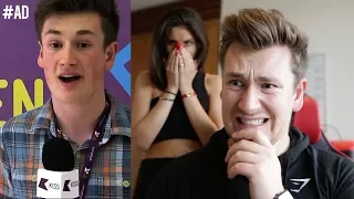 REACTING TO UNSEEN VIDEOS (CRINGE)