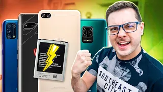 SMARTPHONES com BATERIAS GIGANTES! LISTA para NÃO FICAR na MÃO durante o DIA a DIA!