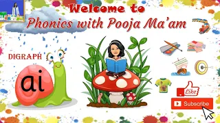 Jolly Phonics-Introduction to /ai/ sound with story, song, blending and reading