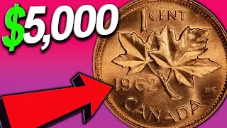 "SUPER RARE 1962 PENNY ERROR" - Valuable Canadian Penny Varieties You Can Find!!