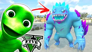 ENCONTREI um MONSTRO de NEVE no GTA 5 ! Dame Tu Cosita