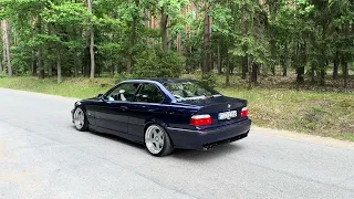 BMW E36 328i R6 Exhaust Sound (Eisenmann Race + Schmiedmann)