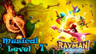 Rayman Legends РОК ЗАМОК, музыкальный уровень. Rayman Legends castle rock.