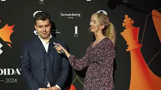 Interview in the fan zone with Ian Nepomniachtchi | Round 10 | FIDE Candidates