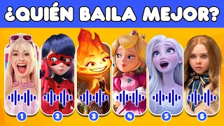 Adivina el personaje por su DANZA #7| ¿Quién baila mejor?Elemental, Wednesday,Ladybug, M3gan, Barbie