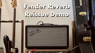 Fender Reverb Unit Demo - No Talking