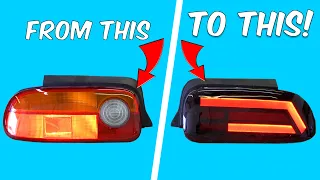 Making DIY LED Tail Lights for my Honda Beat