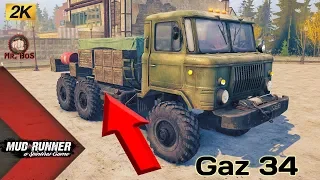 Gaz 34 Честный Обзор мода Spintires MudRunner