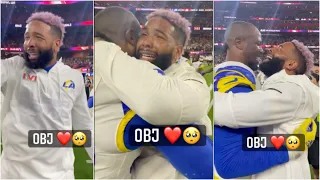 Odell Beckham Jr. & Von Miller EMOTIONAL CRYING As CHAMPIONS 💍