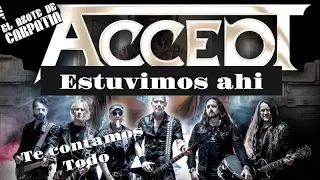 ACCEPT PASO POR ARGENTINA - Review y videos