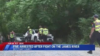 Botetourt Co. Sheriff makes multiple arrests after large brawl on the James River