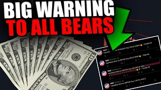 OUCH!⚠️ THESE BEARS ARE GETTING DESTROYED! [Big Warning All Bitcoin Bears]