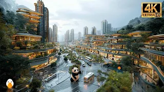 𝐂𝐡𝐞𝐧𝐠𝐝𝐮, 𝐒𝐢𝐜𝐡𝐮𝐚𝐧🇨🇳 China's New First Tier City of 20 Million People (4K UHD)