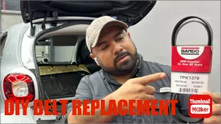 2016 smart car 453 serpentine belt replacement