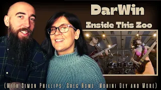 DarWin - Inside This Zoo (Simon Phillips, Greg Howe, Mohini Dey and More) (REACTION) with my wife