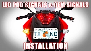 Part 2: How to install LED Pod Signals and OEM Signals on 2015+ Yamaha R3 by TST Industries