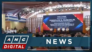 Marcos leads inauguration of road projects in Mindanao | ANC