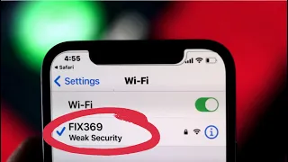 Fix "Weak Security" Wi-Fi Warning on iOS14 in about 2 Minutes