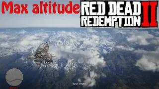 Red Dead Redemption 2 Pc(Mod) -The bird simulator|Eagle Adventure- Maximum altitude