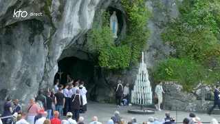 Chapelet du 25 mai 2024 à Lourdes