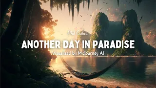 Phil Collins - Another Day in Paradise | Lyrics with AI Visuals by Midjourney