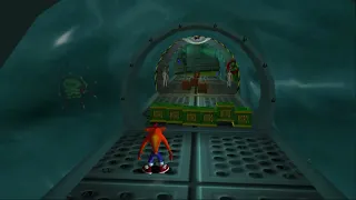 Crash Bandicoot:The Wrath of Cortex - Level 10 - H2 Oh No (Crystal,Gem & Relic)