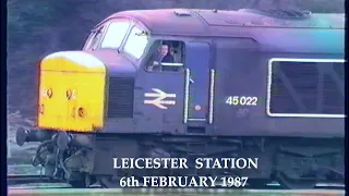 BR in the 1980s Leicester Station in February 1987