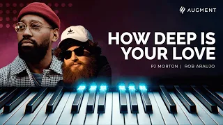 PJ Morton - How Deep Is Your Love | Piano Tutorial