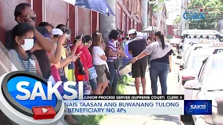 DSWD, nais taasan ang buwanang tulong sa mga beneficiary ng 4Ps | Saksi