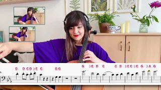 How to play: Waltz no. 2 by Shostakovich (intermediate version)🎻