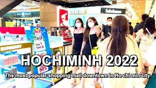 Walking to Most Popular Shopping mall in Ho Chi Minh City | Travel Vietnam 【🇻🇳4K HDR】
