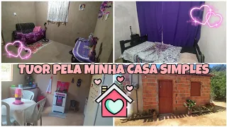 TOUR PELA MINHA CASA SIMPLES/ MINHA TÃO SONHADA CASINHA / MORANDO NO INTERIOR / CASINHA NA ROÇA 💕☺️