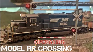 How To Install an Operating Model RR Crossing