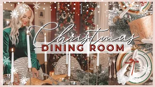 🎄CHRISTMAS DECORATE WITH ME | CHRISTMAS DECOR IDEAS 2022 | CHRISTMAS DECORATIONS 2022 | DINING ROOM