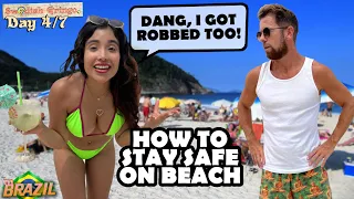 Bikini model robbed on Copacabana beach 🇧🇷| HOW TO STAY SAFE & NOT GET ROBBED | Rio de Janeiro