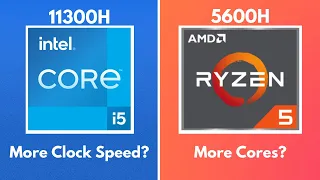 AMD Ryzen 5 5600H VS Intel i5 11300H - Which is the best MIDRANGE Gaming Laptop Processor? | Tech IN