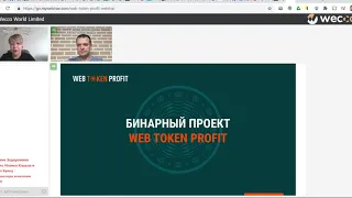 Презентация проекта Web Token Profit (Бинар) (14.07.2021).