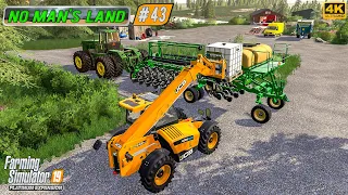 Buying New Equipment. Spreading Digestate & Planting Maize ⭐ No Man's Land #43 ⭐ FS19 4K Timelapse