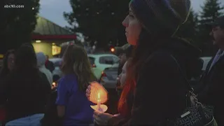 Vigil held for 12-year-old girl killed on Business 80