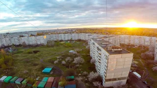 fly_kharkov - Харьков, Северная Салтовка таймлапс