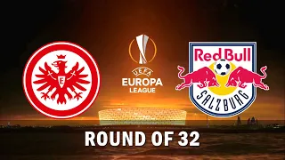 Eintracht Frankfurt vs Red Bull Salzburg | UEFA Europa League 2019/20 - Round of 32 | PES 2017 PC/HD