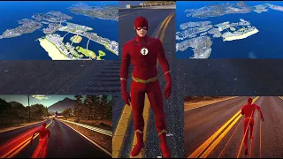 GTA 5 Mega Map Expansion Tour as The Flash (without music)