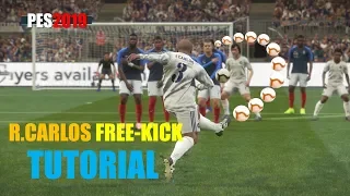 PES2019 Roberto Carlos Free Kick Tutorial